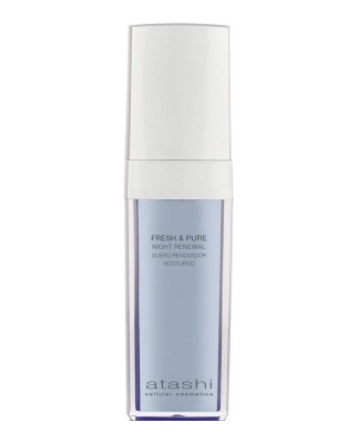 Suero Fresh&amp;Pure Night Renewal Serum Piel Grasa Anti-Imperfecciones 30 ml Atashi