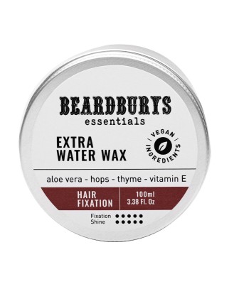 Cera de fijación fuerte Extra Water Wax 100ml Beardburys Essentials
