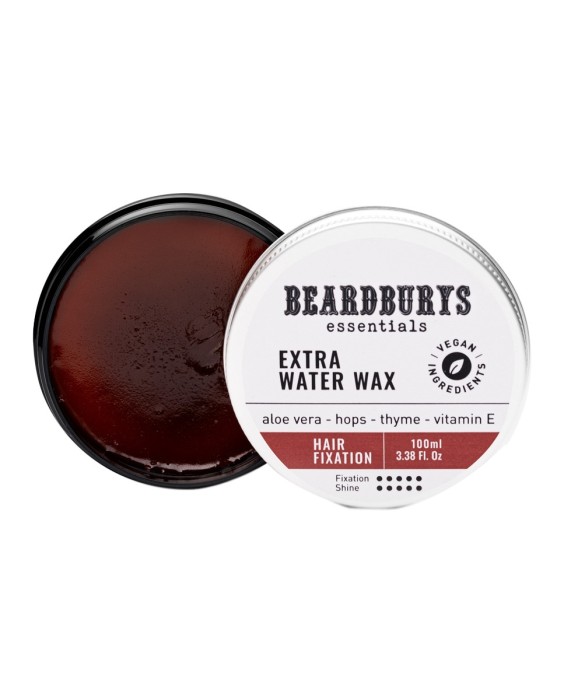 Cera de fijación fuerte Extra Water Wax 100ml Beardburys Essentials