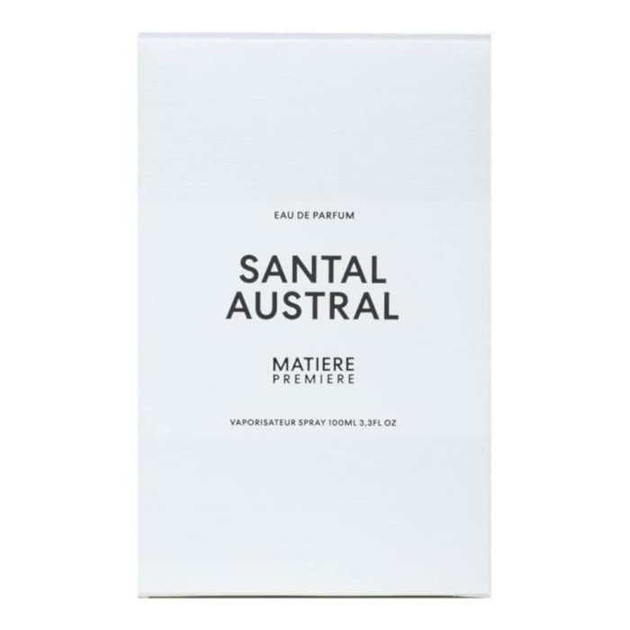 Eau de Parfum Santal Austral 100ml Matiere Premiere (Isoleé)