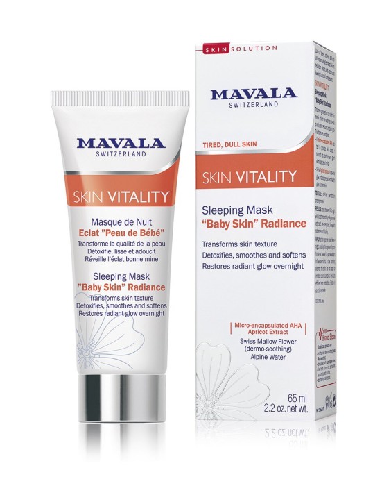 Mascarilla de noche Resplandor Piel de Bebé Skin Vitality Mavala