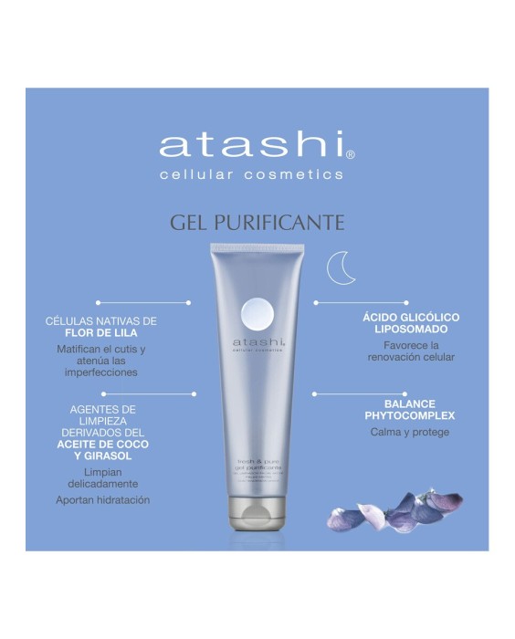 Gel Purificante Fresh & Pure 150 ml Cellular Cosmetics Atashi