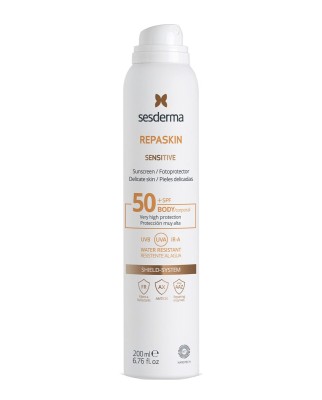 Sesderma Sensitive Aerosol SPF50 200мл Солнцезащитный спрей