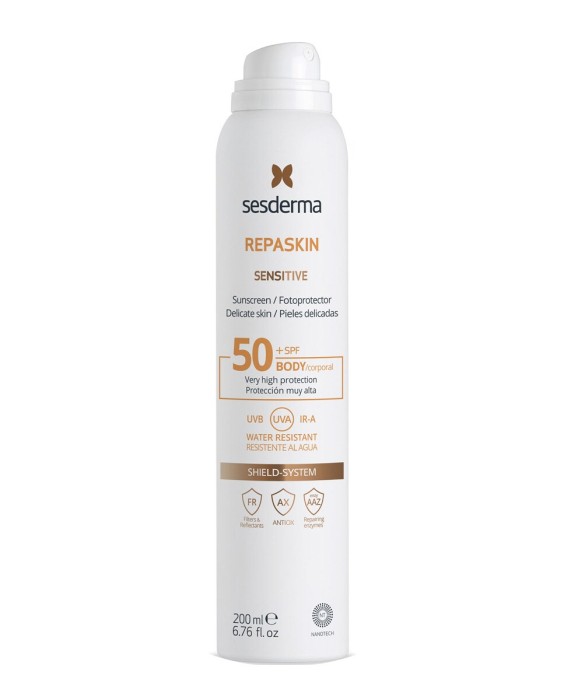 Sesderma Sensitive Aerosol SPF50 200мл Солнцезащитный спрей