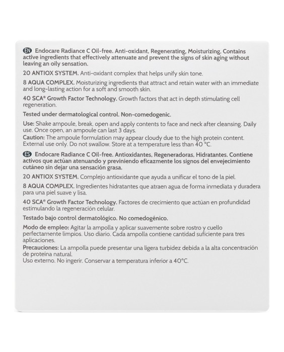 Endocare C Oil free 30 ампул