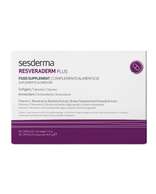 Cápsulas Antienvejecimiento Resveraderm Plus Sesderma
