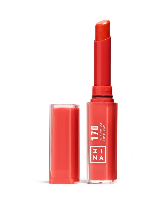 Labial hidratante de color y acabado glow The Color Lip Glow 3INA