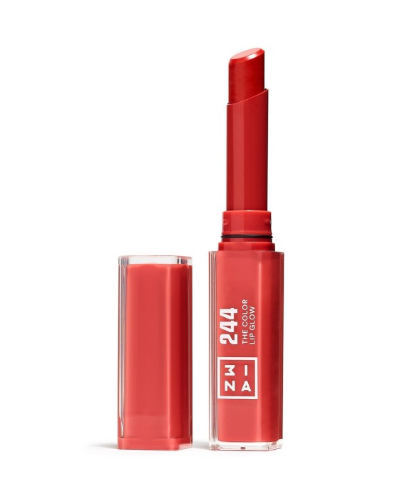 Labial hidratante de color y acabado glow The Color Lip Glow 3INA