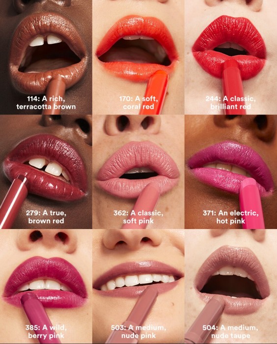 Labial hidratante de color y acabado glow The Color Lip Glow 3INA