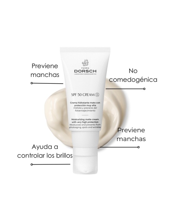 Crema Hidratante Mate SPF50 Cream Farma Dorsch