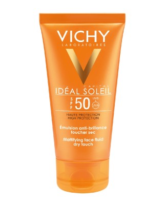 Emulsión Rostro Tacto Seco Idéal Soleil SPF 50 Vichy