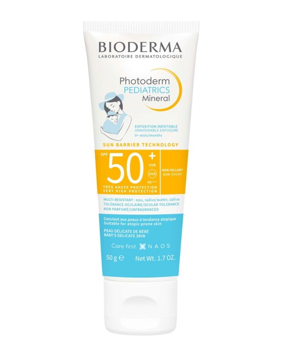 Crema Solar para niños a partir de los 0 meses Photoderm Pediatrics Mineral SPF 50+ Bioderma