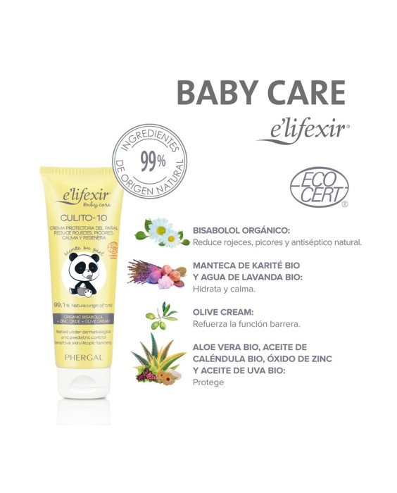 Culito 10 Piel Sensible Bebé 75 ml  Elifexir Baby Care Elifexir