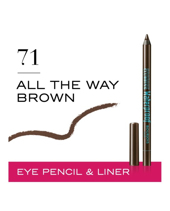 Lápiz de ojos Contour Clubbing Waterproof Bourjois