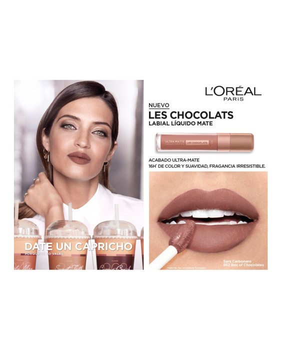 Barra de labios Les Chocolats  Mate Permanente L'Oréal Paris