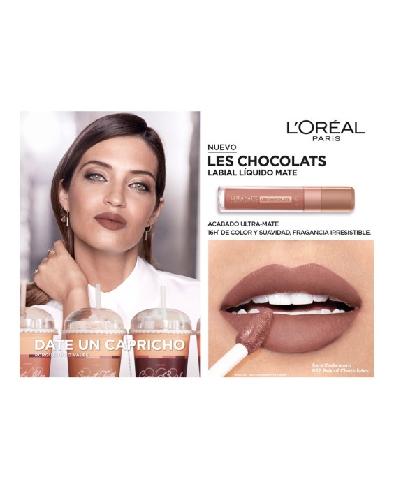 Barra de labios Les Chocolats  Mate Permanente L'Oréal Paris