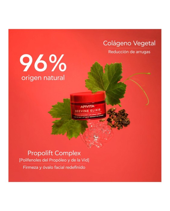 Crema de Noche Lift Recuperación Intensa Beevine Elixir Apivita