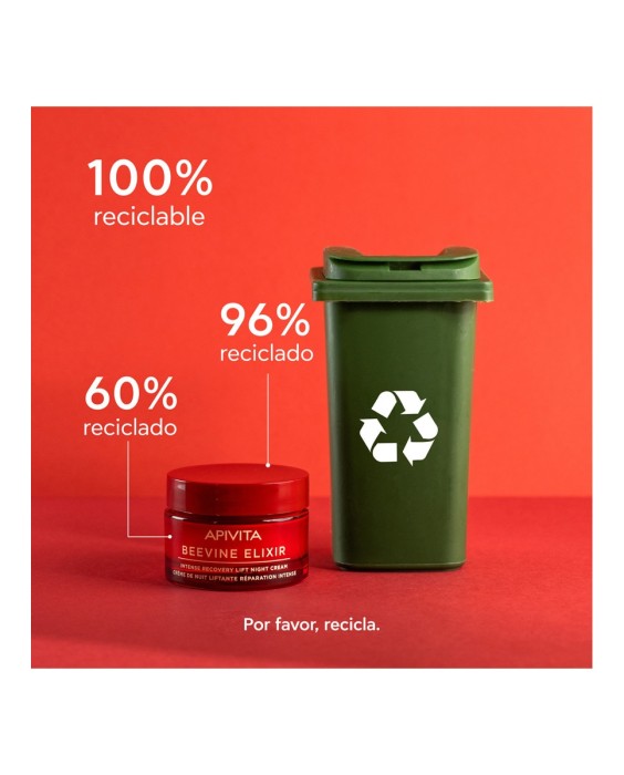 Crema de Noche Lift Recuperación Intensa Beevine Elixir Apivita