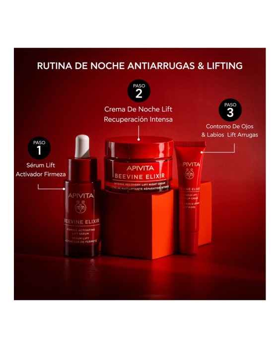 Crema de Noche Lift Recuperación Intensa Beevine Elixir Apivita