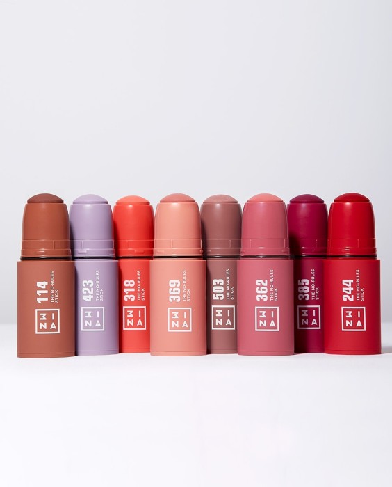 Barra multiusos 3 en 1: labios, mejillas, ojos The No-Rules Stick 3INA