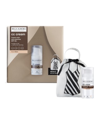 Pack Solar CC Cream SPF50+ Tono Claro con Bolsa Bañador