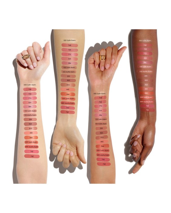 Bálsamo labial con color - tratamiento floral - color couture natural - recargable