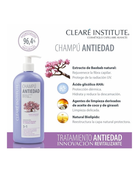 Champú Antiedad Clearé Institute