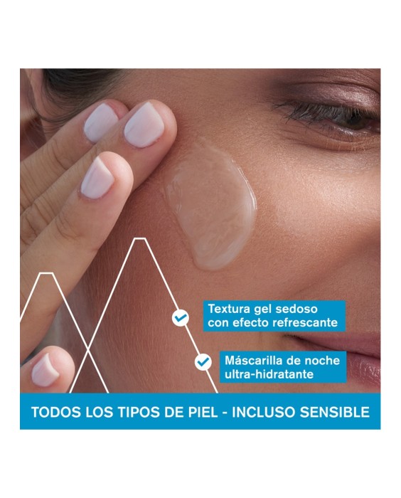 Mascarilla Hidratante De Noche Con Ácido Hialurónico Y Edelweiss Eau Thermale 50 ml Uriage