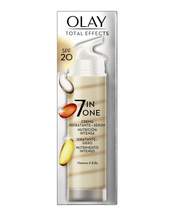 Dúo Hidratante y Sérum Anti-Edad Total Effects 7en1 Olay