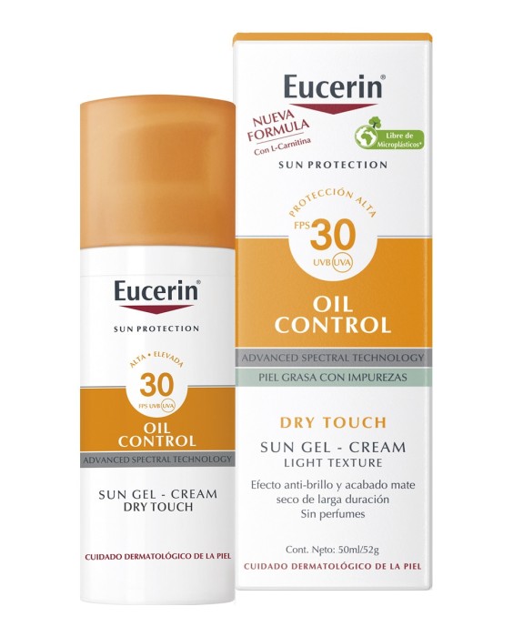 Eucerin Oil Control Dry Touch SPF30 солнцезащитное средство