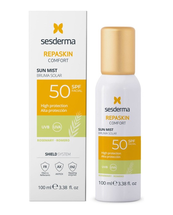 Repaskin Comfort Mist Solar Romero Sesderma Солнцезащитный мист для лица
