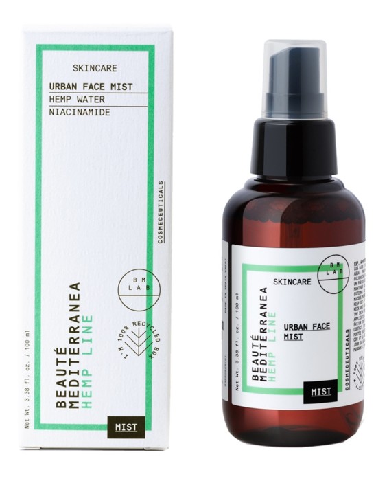 Bruma Facial Efecto 3 En 1 Urban Face Mist De Beauté Mediterranea Vegana-95% De Origen Natural 100 ml Beauté Mediterranea