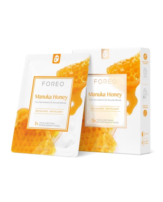 Mascarilla facial revitalizante Manuka Honey para piel madura FOREO