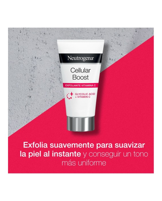 Exfoliante Facial con Vitamina C y ácido Glicólico Cellular Boost Todos tipos de piel 75 ml Neutrogena