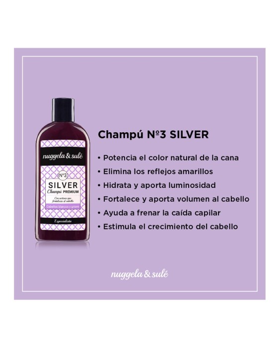 Champú Nº3 Silver Canas 250 ml Nuggela & Sulé