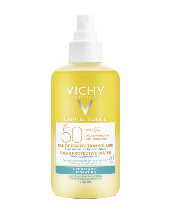 Agua Protectora Hidratante Spf 50 200 ml Vichy