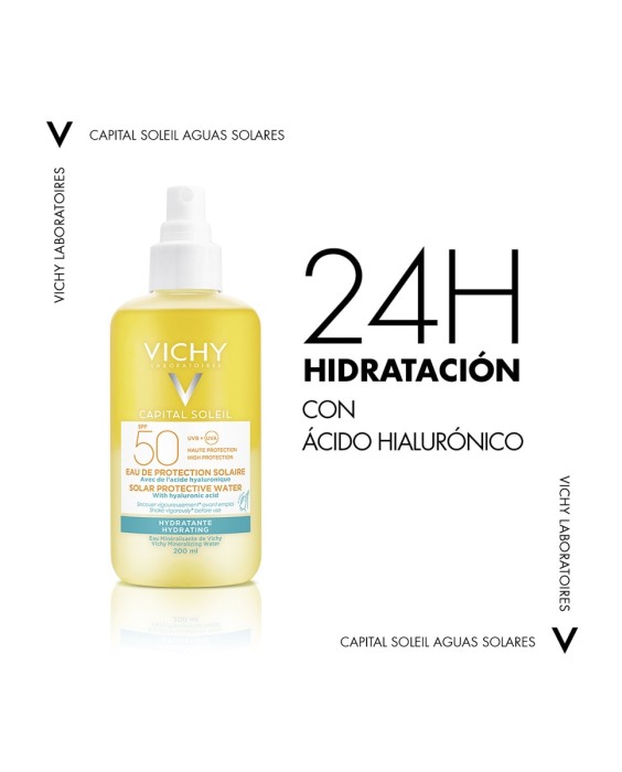 Agua Protectora Hidratante Spf 50 200 ml Vichy