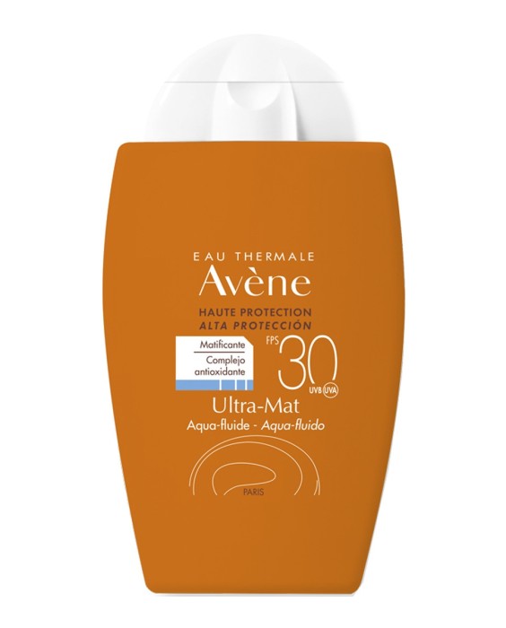 Protector solar facial Avène Solar Ultra Mat Aqua Fluido SPF30, 50 ml Avène