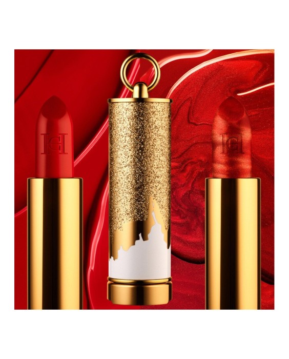 Barra de Labios Fabulous Kiss Efecto Mármol Gold Fantasy Carolina Herrera