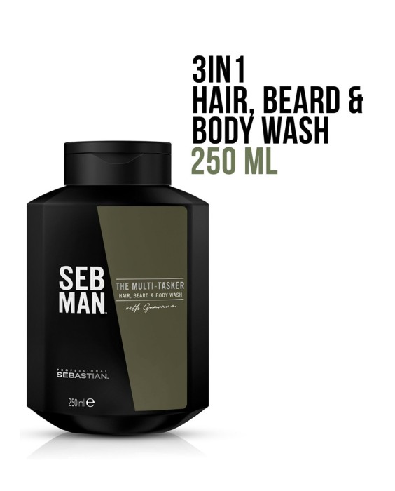 Champú 3-in-1 The Multitasker Seb Man 250 ml Sebastian Professional