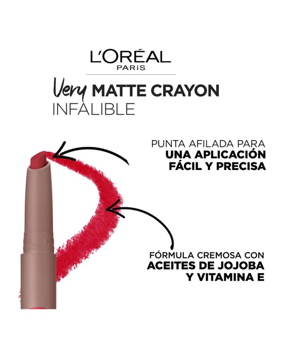 Barra de labios Matte Crayon L'Oréal Paris