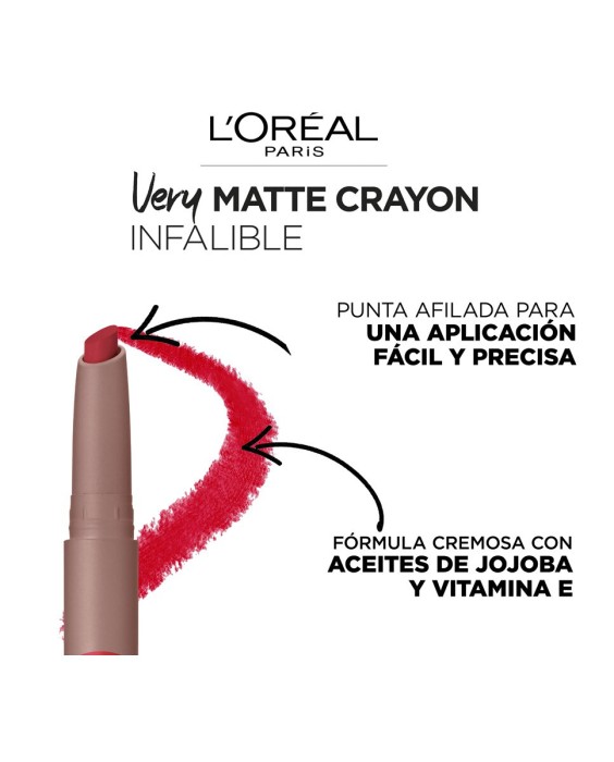 Barra de labios Matte Crayon L'Oréal Paris