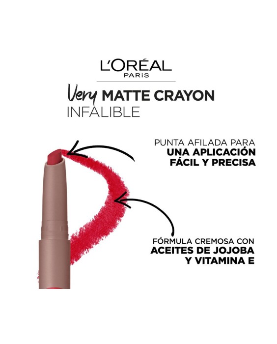 Barra de labios Matte Crayon L'Oréal Paris