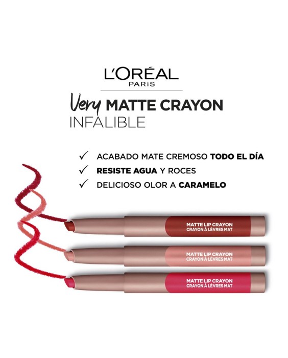 Barra de labios Matte Crayon L'Oréal Paris