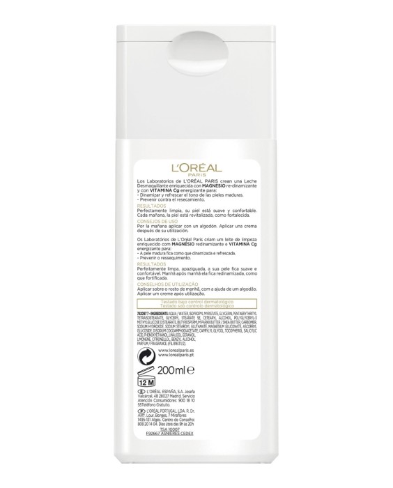 Leche desmaquillante alisadora Age Perfect L'Oréal Paris