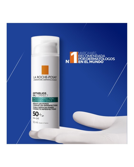 Gel-Crema Fotocorrección Anthelios Oil Correct SPF50+ 50 ml La Roche Posay