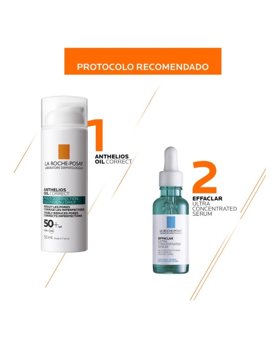 Gel-Crema Fotocorrección Anthelios Oil Correct SPF50+ 50 ml La Roche Posay