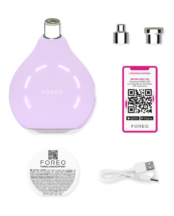 KIWI™ derma - Microdermoabrasión con diamantes Adamas y  dispositivo de aspiración de poros FOREO