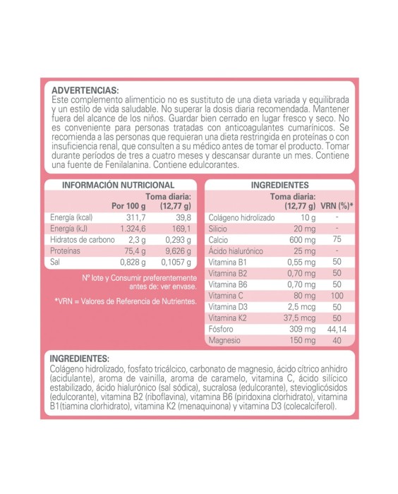Colágeno Calcio Instant 383 g Epaplus Arthicare