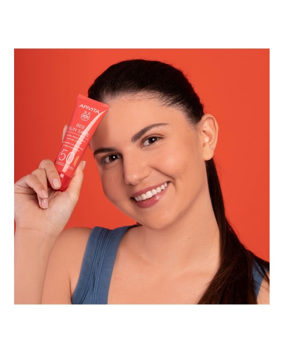 Gel-Crema Hydra Fresh SPF50 con Color Apivita